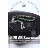 OSMANLI DOĞAL TAŞ Orijinal & Sertifikalı Hint Akik Doğal Taş El Yapımı ve Özel Kutulu Hediyelik Erkek Tesbih 6mm