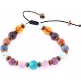 Osmanlı Doğal Taş Sertifikalı Doğal Taş Bileklik - Kehribar,Larimar,Hakiki Turkuaz,Mavi Topaz,Tanzanit,Yakut,Kunzit