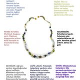 Osmanlı Doğal Taş Sertifikalı Doğal Taş Kolye- Kehribar, Yeşim, Sitrin, Sodalit, Lapis, Akuamarin, Pembe Kuvars