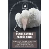 Osmanlı Doğal Taş Sertifikalı Pembe Kuvars Doğal Taş Pandül - S011