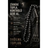 OSMANLI DOĞAL TAŞ Sertifikalı Spektrolit tesbih 33 lük 8 mm ( BABALAR GÜNÜ HEDİYESİ İÇİN )