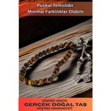 Osmanlı Gümüş Erkek Doğal Taş Tespih - Doğal Kaplangözü Taşlı Ortaboy Tesbih