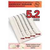 OSMANLI GÜMÜŞ Erkek Gümüş Bileklik - 5.2mm Yassı Ezme Kral Model 925 Ayar Gümüş Erkek Bileklik