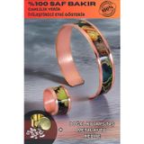 Osmanlı Gümüş Kadın Bakır Bileklik Yüzük Set - Ester Model Özel Baskı Metal Kutu Ve Kuvars Taşı