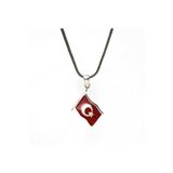 Osmanlı Gümüş Mineli Gümüş Ayyıldız Bayrak Kolye Zincir