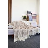 Osmanlı Home Concept Pamuklu Battal Boy Kol Örten Koltuk Örtüsü Açık Kahve 170X300 - Açık Kahverengi - 170 x 300 cm