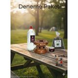 Osmanlı Kamp Ocağı Avantaj Paketi - Reşo Ocak + Yakıt + 500G Çay