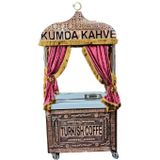 Osmanlı Kumda Kahve Standı Arabası Tezgahlı Közde Kahve Kahveci Güzeli