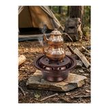Osmanlı Ocağı – Ev Ve Kamp Ocağı Taşınabilir Servis Ocağı, Jel Yakıtlı Pratik Çay Isıtıcı 22 X 9 Cm
