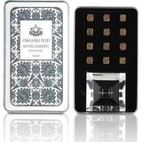 Osmanlı Oud Dahi Silver Garden Bakhoor – 12'li Oryantal Odunsu Tütsü Seti – 4086