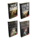 Osmanlı Padişahları Kitap Seti, Fatih Sultan Mehmet, Kanuni Sultan Süleyman, Yavuz Sultan Selim, Sultan Abdülhamid, 4 Kitap