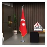 Osmanlı Son İmp. Bayrağı-17 Eski Türk Devleti-Ofis-Toplantı Odaları -Direkli -Saçaklı Makam Bayrağı