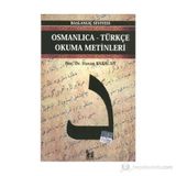 OSMANLICA-TÜRKÇE OKUMA METINLERI - BAŞLANGIÇ SEVIYESI-5 - HASAN BABACAN