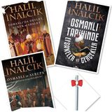 Osmanlı'da Devlet, Hukuk ve Adalet - Osmanlı Tarihinde Efsaneler ve Gerçekler - Osmanlı ve Avrupa - Halil İnalcık 3'lü Set + Caprice Tükenmez Kalem