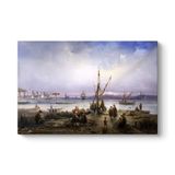Osmanlıda İskele Kıyısı Tablosu 100 x 70