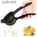 Osmey Gerçek Döküm Lüks Limon Sıkacağı 23 CM Paslanmaz Metal 1 Adet 1 Kişilik Kullanım İçin