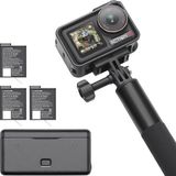 Osmo Action 5 Pro Adventure Combo, 1/1,3 Inç Sensörlü Aksiyon Kamerası 4k, 3 Pilli 12 Saat Uzatılmış Pil Ömrü, Sabitleme, Çift OLED Dokunmatik Ekran, Seyahat Için Mini Aksiyon Kamerası, Vlog
