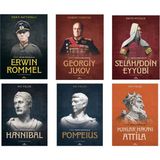 Osprey Büyük Komutanlar: Hannibal - Osprey Büyük Komutanlar: Hunlar Hakanı Attila - Osprey Büyük Komutanlar: Erwin Rommel - 6 Kitap