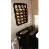 Osqar Nespresso Ve Starbucks Uyumlu Duvar Tipi Kapsül Kahve Standı Siyah