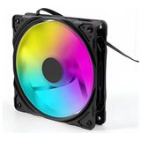 Osqar Zoko 12CM Kasa Içi Uyumlu Rainbow Işıklı Fan 1 Molex Çok Renkli Aydınlatma Özelliği