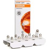 Osram 10 Adet 6418 C5W Sofit Ampul 12V 5W 36MM 10 Adet OSR-6418