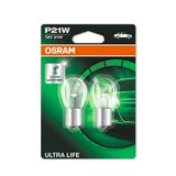 Osram 12V P21W Ultra Life Uzun Ömürlü Stop/Park Ampulü (Takım-2 Ad.)