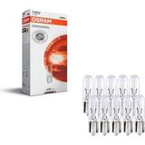 Osram 12V T5 1.2W Dipsiz Gösterge Ampulü 10 Adet Orjinal 2721 10X - Altın