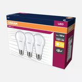 Osram 13 W Sarı Klasik E27 Duy 3'Lü Led Ampul (2'Li Paket)
