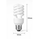 Osram 23W Spiral Tasarruflu Ampul 1600 Lm 6500K Beyaz Işık E27 Duy Enerji Tasarruflu Uzun Ömürlü Beyaz Işık