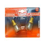 Osram 25W Sarı Işık E14 Duylu (Ince Duy) Fırın Ampulü (2'li Paket) 2700K - 20 - 30 W