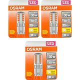 Osram 2,6W (30W) 2700K (Sarı Işık) G9 Duylu Led Kapsül Ampul (3 Adet)
