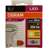 Osram 4.5W (50W) 3000K (Sarı Işık) GU10 Duylu PAR16 LED Spot - 40 - 50 W