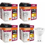 Osram 4,5W GU10 LED Ampul - 350 Lumen, 3000K Sarı Işık, 36° Işık Açısı, 15.000 Saat Ömür, - Altın