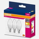 Osram 4,9 W Sarı Mum E14 Duy 3'Lü Led Ampul (7'Li Paket)
