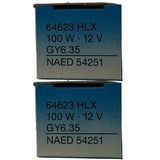 Osram 64623 HLX 100W 12V GY6.35 Duylu EVA Halojen Ampul (2 Adet)