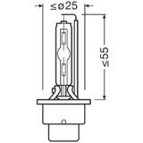Osram 66240Xn2 Ampul Gaz Deşarjlı 35W D2s Xenarc Night Breaker Laser Next Jenerasyon Sxnn
