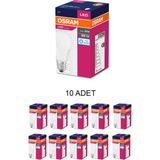 Osram 8.5W LED Value Ampul E27 Beyaz Işık - 10 Adet - RGB