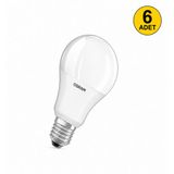Osram 8,5W Led Ampül E27 Duy - 2700K Sarı Işık 6 Adet