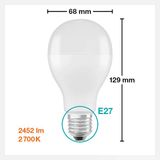 Osram A150 20 W Sarı Klasik E27 Duy Led Ampul (4'Li Paket)