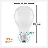Osram A150 20 W Sarı Klasik E27 Duy Led Ampul (5'Li Paket)