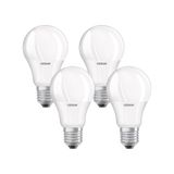 Osram Ampul Duyu Klasik A LED Lamba, E27, Soğuk Beyaz, 8,5 W, 4'lü Set