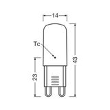 Osram Cl30 2.6 W Beyaz Led G9 Duy Led Ampul (5'Li Paket)