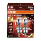 Osram H4 Night Breaker 220 12V %220 Fazla Işık
