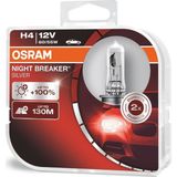 Osram H4 Night Breaker Silver +%100 12V 60/55W 2'Li Ampül Set