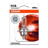 Osram H4 Orijinal Halojen Far Ampulü, Tekli Paket 12V 60/55W, Tek Ampul Made in Germany