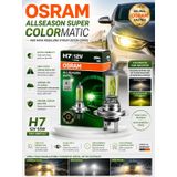 Osram H7 Allseason Super Colormatic Far Ampulü 12v 55w Renk Değiştiren 2 Adet