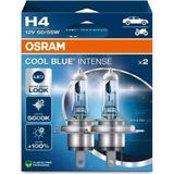 Osram Halojen Far Ampulü 12V 55W 5000K Beyaz Işık Fiat 124 Dacia Logan Ford Connect 2'li Set