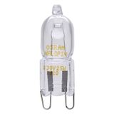 Osram Halopin, fırın lambası, 230 V, 25 W, G9 halojen, kalem kalıbı, fırın ve mikrodalga için, yüksek sıcaklıklar için uygundur
