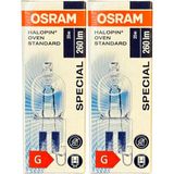 Osram Halopin Oven Standard, 25W, 2700K, G9 Duylu Halojen Fırın Ampulü, 2 Adet - Çok Renkli