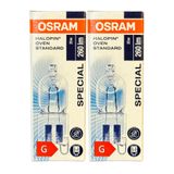Osram Halopin Oven Standard, 25W, 2700K, G9 Duylu Halojen Fırın Ampulü, 2 Adet